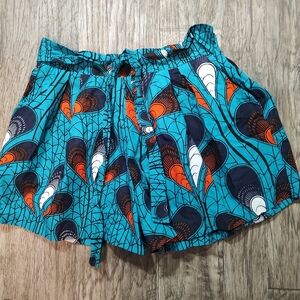 D'IYANU Stylish Women's Patterned Shorts Size M